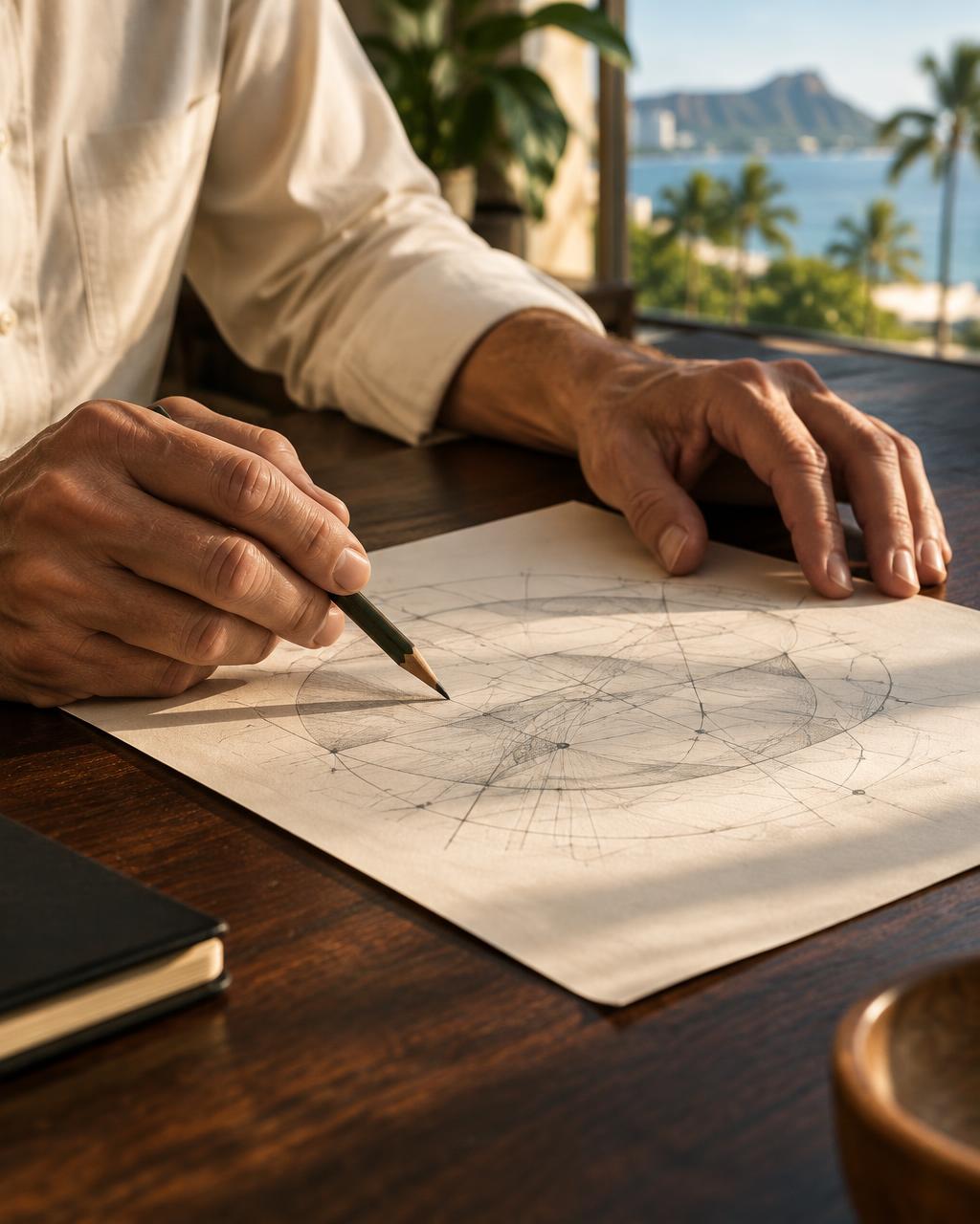 Editorial visualization of careful hands developing an individualized plan